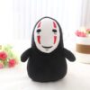 20cm Spirited Away Faceless Man No Face Plush Toy Doll Miyazaki Hayao No Face Ghost Plush 3 - Spirited Away Store