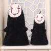 40 60cm Funny Spirited Away Faceless Man No Face Plush Toys No Face Ghost Kaonashi Stuffed 3 - Spirited Away Store