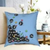 Candy Soot Sprites Pillow Cases Spirited Away Anime Ghibli Miyazaki Cushion Cover Decor Throw Pillow Case 3 - Spirited Away Store