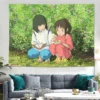 Japan Anime Spirited Away Tapestry Wall Hanging Sandy Beach Throw Rug Blanket Camping Travel Mattress Sleeping 2 - Spirited Away Store