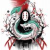 Japan Famous Cartoon Anime Spirited Away Character Quality Canvas Painting Posters Kids Room Living Wall Art 33 - Spirited Away Store