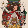 Japan Famous Cartoon Anime Spirited Away Character Quality Canvas Painting Posters Kids Room Living Wall Art 35 - Spirited Away Store