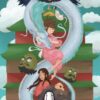 Japan Famous Cartoon Anime Spirited Away Character Quality Canvas Painting Posters Kids Room Living Wall Art 8 - Spirited Away Store