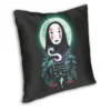 Lost Miyazaki Hayao Totoro Cushion Cover 45x45cm Home Decorative Sofa Cover Anime Spirited Away Throw Pillow 1 - Spirited Away Store