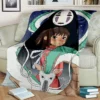 Spirited Away 3D Cartoon Anime HD Blanket Soft Throw Blanket for Home Bedroom Bed Sofa Picnic 13 - Spirited Away Store