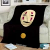 Spirited Away 3D Cartoon Anime HD Blanket Soft Throw Blanket for Home Bedroom Bed Sofa Picnic 9 - Spirited Away Store