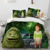 Spirited Away Cartoon Anime Comforter Bedding Set Duvet Cover Bed Set Quilt Cover Pillowcase King Queen 10 - Spirited Away Store