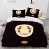 Spirited Away Cartoon Anime Comforter Bedding Set Duvet Cover Bed Set Quilt Cover Pillowcase King Queen 12 - Spirited Away Store