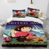 Spirited Away Cartoon Anime Comforter Bedding Set Duvet Cover Bed Set Quilt Cover Pillowcase King Queen 19 - Spirited Away Store