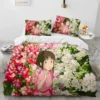 Spirited Away Cartoon Anime Comforter Bedding Set Duvet Cover Bed Set Quilt Cover Pillowcase King Queen 2 - Spirited Away Store