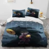 Spirited Away Cartoon Anime Comforter Bedding Set Duvet Cover Bed Set Quilt Cover Pillowcase King Queen 20 - Spirited Away Store