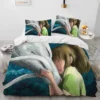 Spirited Away Cartoon Anime Comforter Bedding Set Duvet Cover Bed Set Quilt Cover Pillowcase King Queen 3 - Spirited Away Store