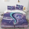 Spirited Away Cartoon Anime Comforter Bedding Set Duvet Cover Bed Set Quilt Cover Pillowcase King Queen 5 - Spirited Away Store