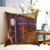 Spirited Away Studio Ghibli Pillowcase Home Decorative Cushions Throw Pillow for Sofa Polyester Double sided Printing 4 - Spirited Away Store