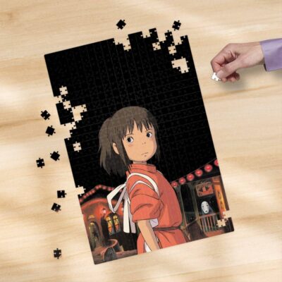 Spirited Away Chihiro Poster Film Cover Puzzle - Spirited Away Store