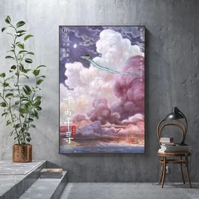 Spirited Away Colorful View Wall Art - Spirited Away Store