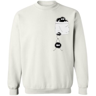 Spirited Away Soot Ball in pocket Sweatshirt - Spirited Away Store