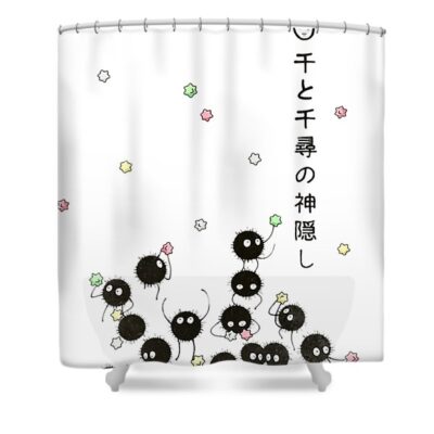 Susuwatari Spirited Away Shower Curtain - Spirited Away Store